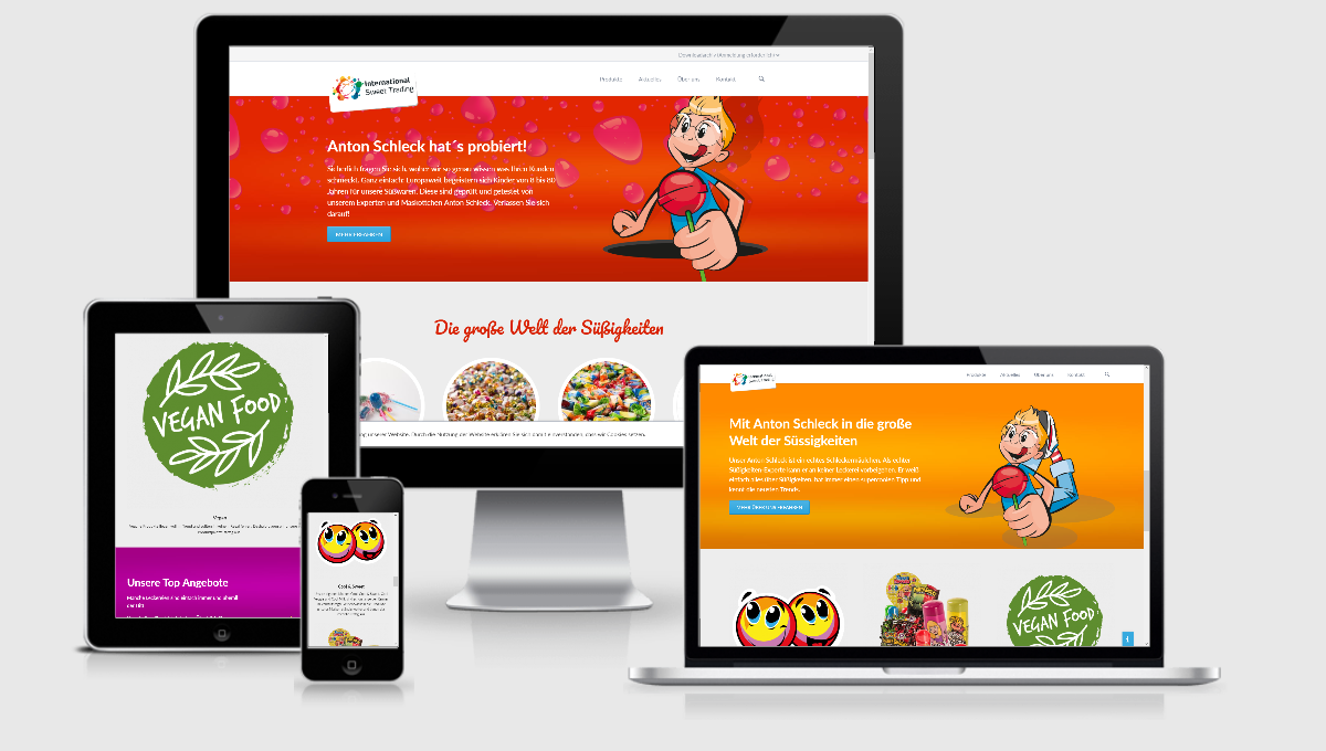 Webseiten Mockup