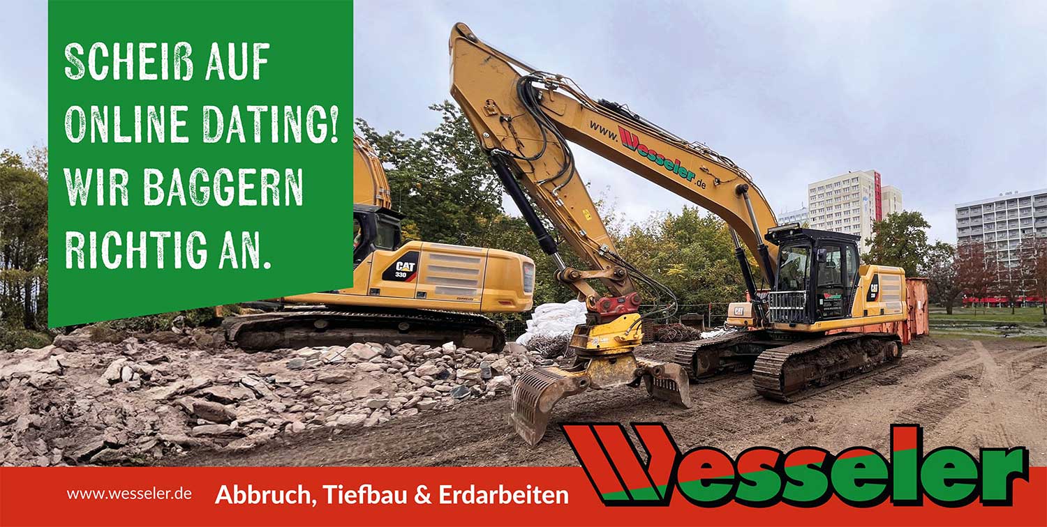 Bauzaunbanner Firma Containertransporte Wesseler GmbH